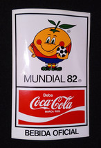 Coca Cola & Spain 82 Fifa World Cup ✱ Vintage Sticker Decal Soccer 1980´s - #1 - $12.34