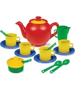 Play Tea Set, 15+ Durable Plastic Pieces, Safe And Bpa Free For Children... - £35.95 GBP