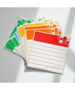 3M Index Labels 3.5&quot; Floppy Disk lot of 15 Colors Lines VTG Retro 80s 90s - €8,40 EUR