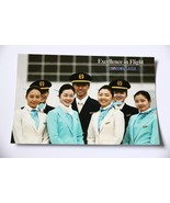 Korean Air Airline Postcard Crew Pilots Stewardesses Collectible Post Ca... - £4.70 GBP