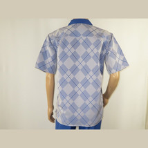 Men MONTIQUE 2pc Walking Leisure Suit Matching Set Short Sleeves 2216 Royal blue image 6