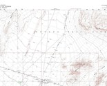 Lathrop Wells Quadrangle, Nevada 1961 Topo Map USGS 15 Minute Topographic - $21.99