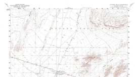 Lathrop Wells Quadrangle, Nevada 1961 Topo Map USGS 15 Minute Topographic - £17.37 GBP