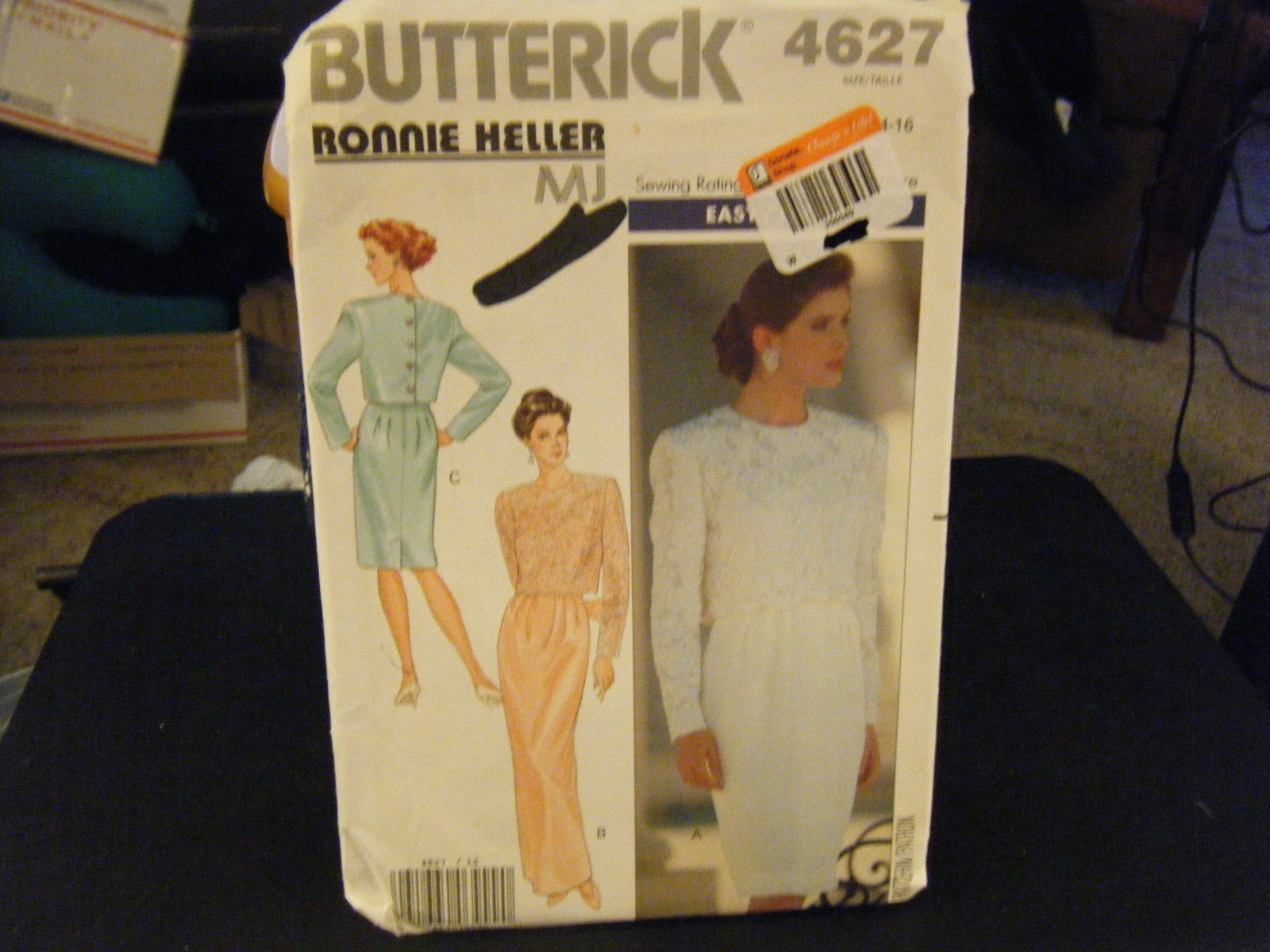 Butterick Ronnie Heller 4627 Misses Top & Dress Pattern - Size 12/14/16 - $11.86