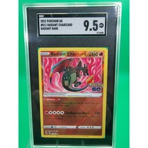 Radiant Charizard 011/078 2020 Pokémon Go Collection Card TCG - SGC 9.5 MINT - $46.44