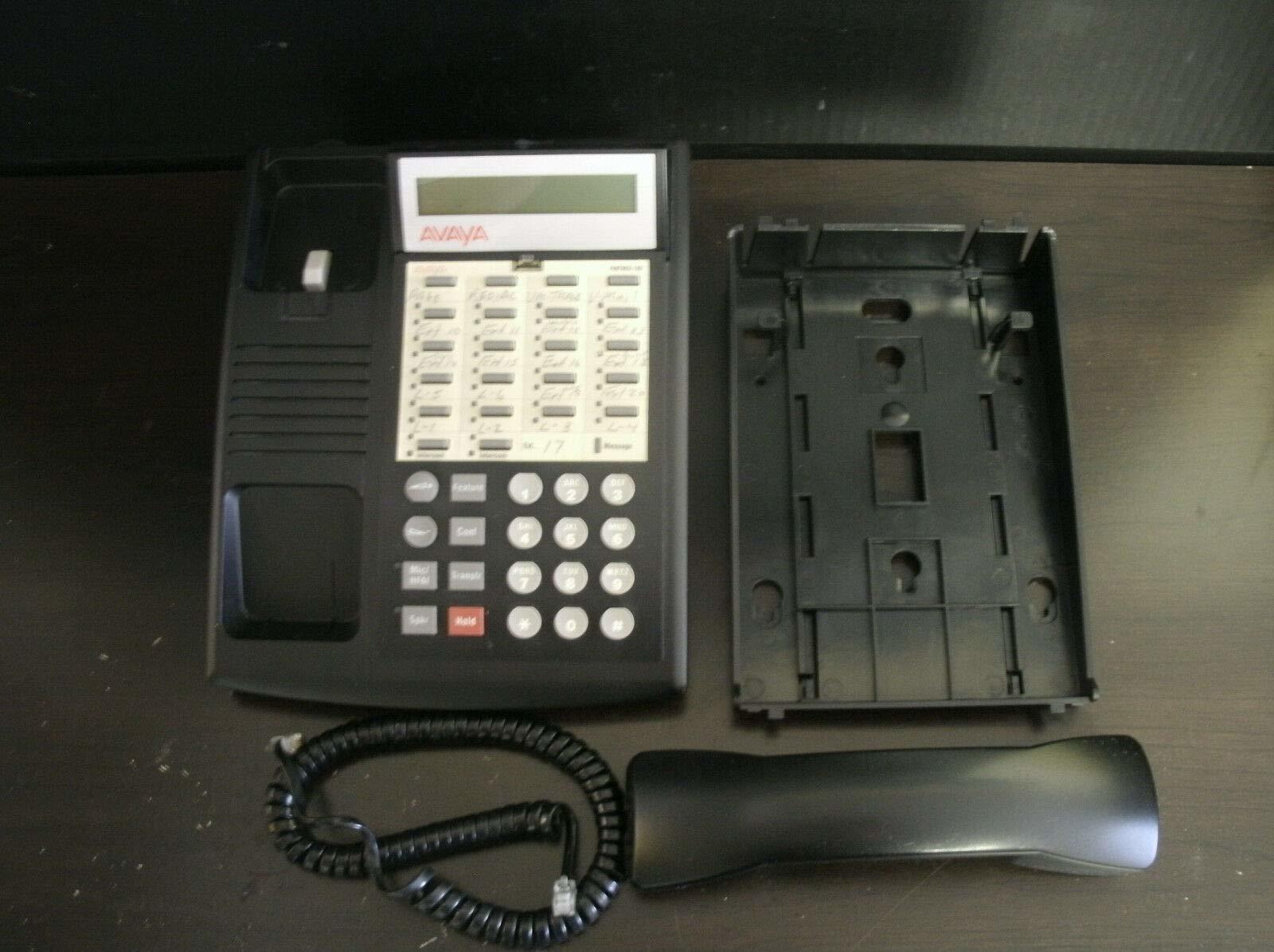 Lucent Avaya Partner 18D Euro 18 Button Display Phone Telephone Black