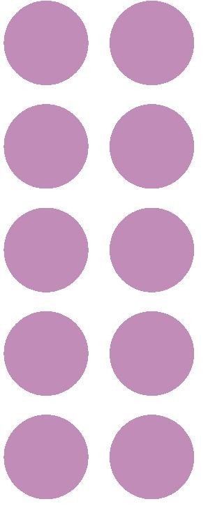 Primary image for 1-1/2" Lilac Round Color Coded Inventory Label Dots Stickers MADE IN USA 