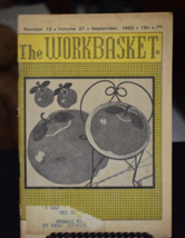 Vintage The Workbasket Magazine - September 1962 - Volume 27 - Number 12 - £5.53 GBP