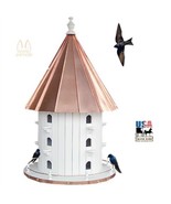 35&quot; PURPLE MARTIN BIRDHOUSE - 15 Hole Copper Roof Bird House Condo Amish... - $898.39 CAD