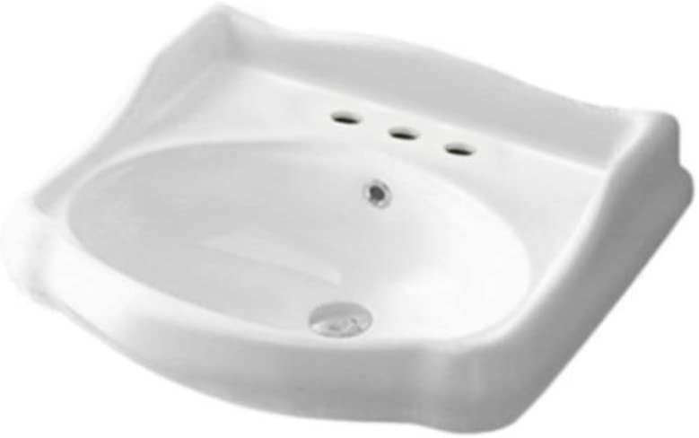 Primary image for Cerastyle 030200-U-Three Hole 1837 Classic Style Ceramic Wall Mounted, White