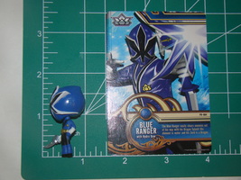 Power Rangers Amurai - Ban Dai - Trading Card And Figure - Blue Ranger - £11.94 GBP