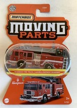 NEW Mattel HFM38 Matchbox Moving Parts SEAGRAVE FIRE TRUCK 9/50 Die-Cast... - $29.65