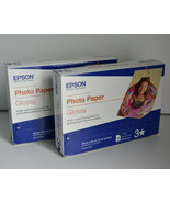 Epson S042038 4 x 6 Glossy inkjet Photo Paper 2X100 Count - NEW