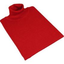 Men PRINCELY Turtle neck Sweater From Turkey Merino Wool 1011-80 Christmas Red image 6
