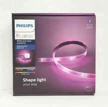 Philips - Hue White and Color Ambiance Lightstrip Plus 2M Starter Kit #101 - £54.12 GBP