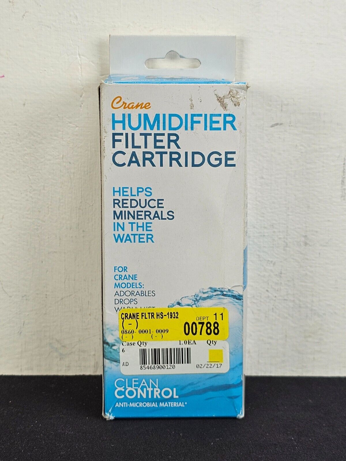 Crane Humidifier Demineralization Filter Cartridge HS-1932 - $3.91