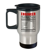 Engineer Nutrition Facts Best Funny Gift for Him Her Engineers -14 oz Tr... - $31.09