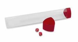 BCW Playmat Tube with Dice Cap - Red - £7.10 GBP