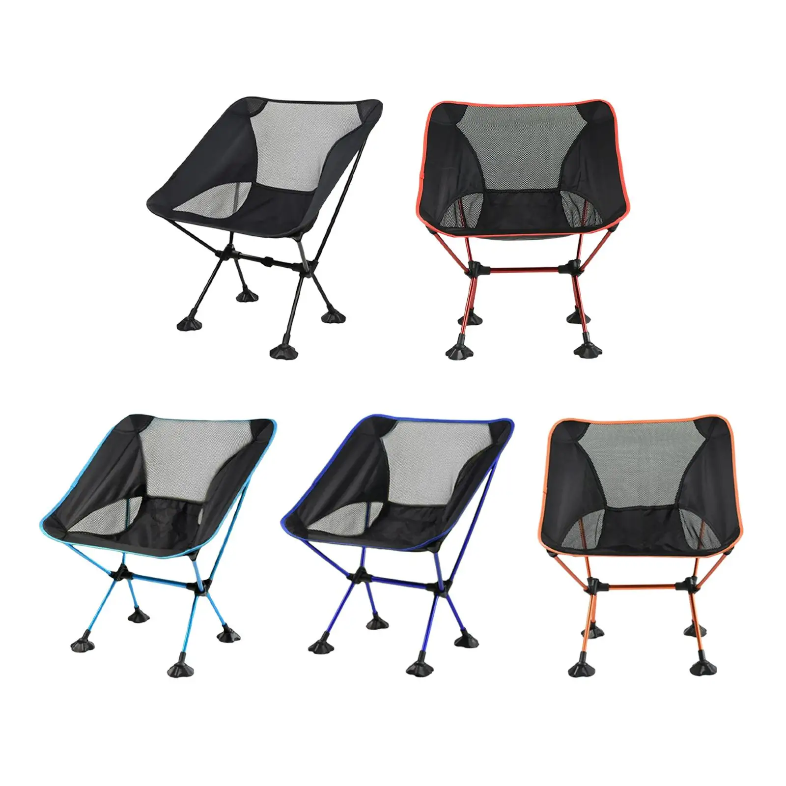 Folding chair breathable leisure camping seat for barbecue resting lawn thumb200