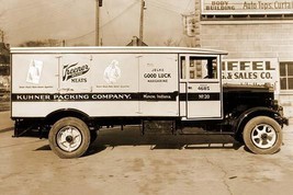 Kuhner Packing Company, Muncie, Indiana Delivery Truck of Keener Meats - Art Pri - £17.42 GBP+