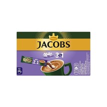 Jacobs Classic 3 In 1 Coffee 10 Single Portions With Milka chocolate-FREE Ship - $13.85