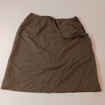 Jones New York Women's Brown Wool Blend Lined Pencil Pull-On Skirt Size 12 image 9