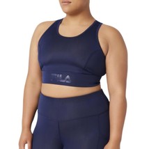 MSRP $35 Fila Womens Plus Size Curve Uplifting Sports Bra Navy Size 1X - £5.36 GBP