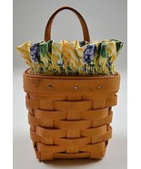 Longaberger 1997 Chive Basket Combo With Liner &amp; Protector collectible D... - £27.05 GBP