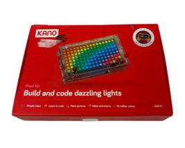 Kano 1003 Pixel Kit Learn Build Code Dazzling Lights Wireless Lightboard 128 LED - £24.31 GBP