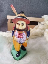 Alkota Russian Genuine Wooden Collectible Nutcracker Nobleman Conquistador 8.5 - £79.55 GBP