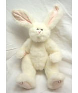 VINTAGE TY Attic Treasures WHITE JOINTED BUNNY RABBIT 14&quot; Plush STUFFED ... - $376.19 MXN