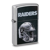 Zippo® NFL® Las Vegas Raiders Helmet Street Chrome™ Lighter - £29.80 GBP