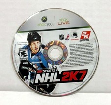 NHL 2K7 Microsoft Xbox 360 Video Game DISC ONLY 2K Sports Hockey Skating - $7.76