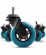 Stealtho Advanced Office Chair Wheels Set Of 5 - Protect Hardwood Floor ... - $65.62 CAD