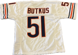 New Dick Butkus #51 Custom Stitched &amp; Sewn Chicago Bears Jersey - £47.17 GBP