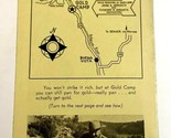 Vtg 1950s Horvath Oro Camp Pubblicità Viaggio Brochure Buena Vista Color... - $31.90