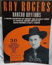 RAY ROGERS ORIGINAL 1947 SONG FOLIO / SOUVENIR PROGRAM - VG CONDITION - $20.00