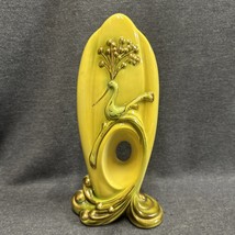 Mid Century Hull Pottery Peacock Vase 10.5” Tall K3 - $39.59