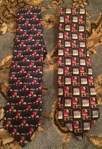 Hallmark Christmas Neckties Santa Golfing Musical Tie - £9.55 GBP