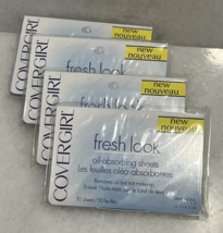 4 Covergirl Fresh Look Oil-Absorbing Sheets 30 Sheets Each - £9.97 GBP