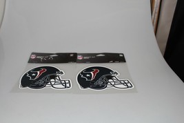 Houston Texans Decal Sticker 6&quot; x 6&quot; Vinyl NFL Football 2 pack - $4.46