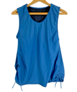 Hilor Swimsuit Tankini Swimwear Swim Top Blue Ruched Sides US 10 Modest ... - $40.52 CAD