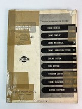 Nissan L13, L16, L20 Engine Service Repair Manual OEM Factory - L@@K !!!! - $188.16 MXN