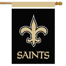 New Orleans Saints House Flag Nfl Licensed 28&quot; X 40&quot; Briarwood Lane - £33.68 GBP