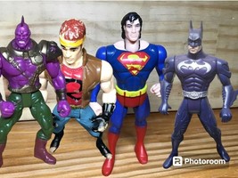 Batman DC Despero Robin Biker Superman Action Figure Lot - £16.62 GBP