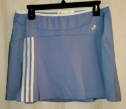 New Womens Adidas Clima365 Periwinkle Knit Pull On Golf / Tennis Skort Size M - £22.13 GBP