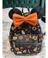 Disney Parks Loungefly Minnie Mouse Halloween Edition Backpack - £65.79 GBP