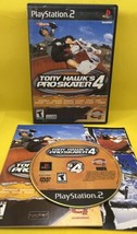  Tony Hawk&#39;s Pro Skater 4 (Sony PlayStation 2, 2002, PS2 w/ Manual, Works) - £11.07 GBP