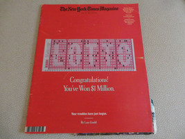 New York Times Magazin Lottery You Won Now Troubles Begin; Senior Women Apr 1995 - £23.04 GBP