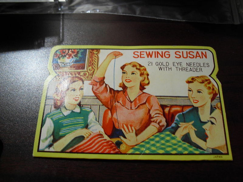 Vintage Sewing Susan Needle Case JAPAN LOOK - $14.85